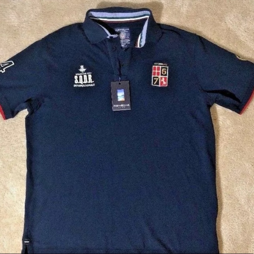 Polo T-Shirt Men's Golf Portobello's Velocita